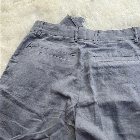 Mes Demoiselles Linen Light Gray Men's Chinos - Picture 5 of 11